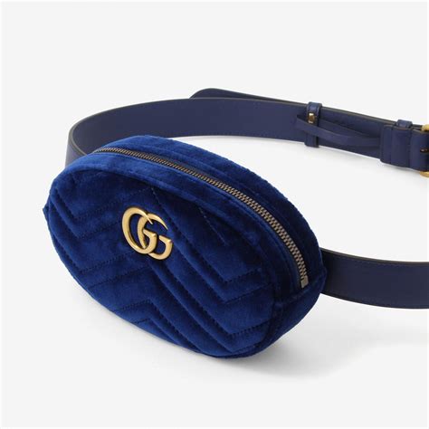 gucci belt bag blue|Gucci gg belt bag price.